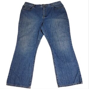 Lauren Jeans by Ralph Lauren casual curvy denim blue jeans womens plus size 20W